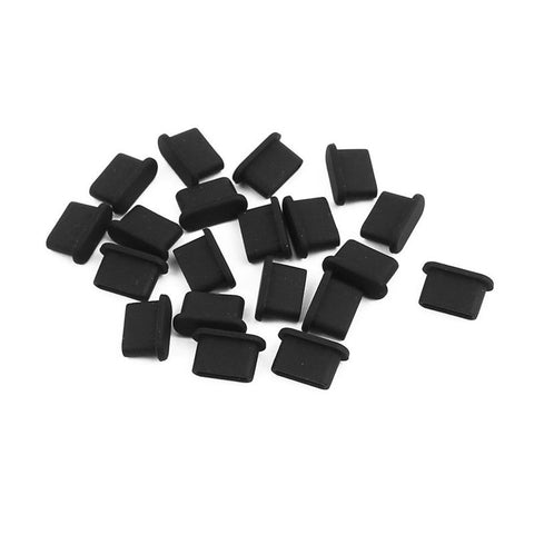 USB Charging Port Type C Dust Plug charging port 10 pcs Silicone Cover for Samsung Huawei xiaomi Smart Phone Accessories