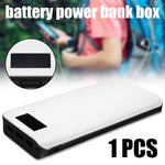 New For Smart Mobile Cell Phone  3 USB Ports Battery Charger Box 8X 18650 DIY Power Bank Case Kit Power Bank Case Accessories