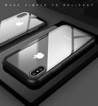 Tempered Glass Case For iPhone 7 8 6 6s Plus High Quality Clear Soft Silicone Glass Cover For iPhone 11 Pro X XR XS Max SE Cases