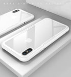 Tempered Glass Case For iPhone 7 8 6 6s Plus High Quality Clear Soft Silicone Glass Cover For iPhone 11 Pro X XR XS Max SE Cases