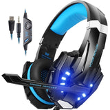 KOTION EACH Stereo Gaming Headset Casque Deep Bass Game Headphone with Microphone LED Light for PS4 Laptop PC Gamer