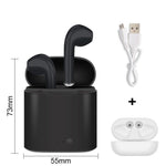 i7s TWS Wireless Earphones Bluetooth headphones sport Earbuds Headset With Mic Earpiece For Iphone Xiaomi Samsung Huawei oppo