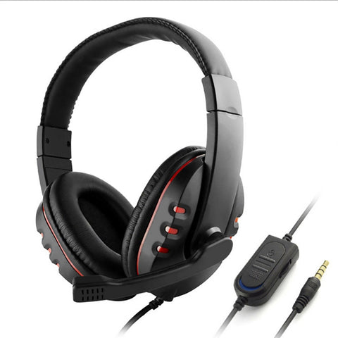 Stereo Earphones Music Gaming Headset Headphone Microphone Volume Control With Adapter Cable For Sony PS4 PlayStation 4