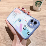 Luxury Colorful Graffiti Pattern Case For iPhone 11 Pro Max 8 7 Plus X XS Max XR SE2020 Soft Bumper Matte Phone Cover Coque