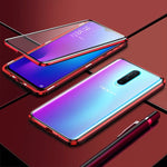 360 Magnetic Tempered Glass Case For Oppo A52 A72 A92 A91 A9 2020 Case Shockproof Alumium Metal Frame Cover OPPO Reno 3 Pro 2 Z