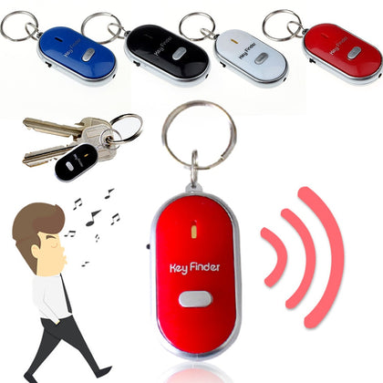 LED Light Torch Remote Sound Control Lost Key Car Motor Finder Locator Keychain Mini Alarm Locator Track Key Wallet Phone 30